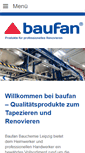 Mobile Screenshot of baufan.de