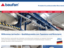 Tablet Screenshot of baufan.de